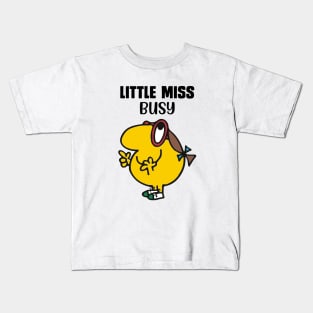 LITTLE MISS BUSY Kids T-Shirt